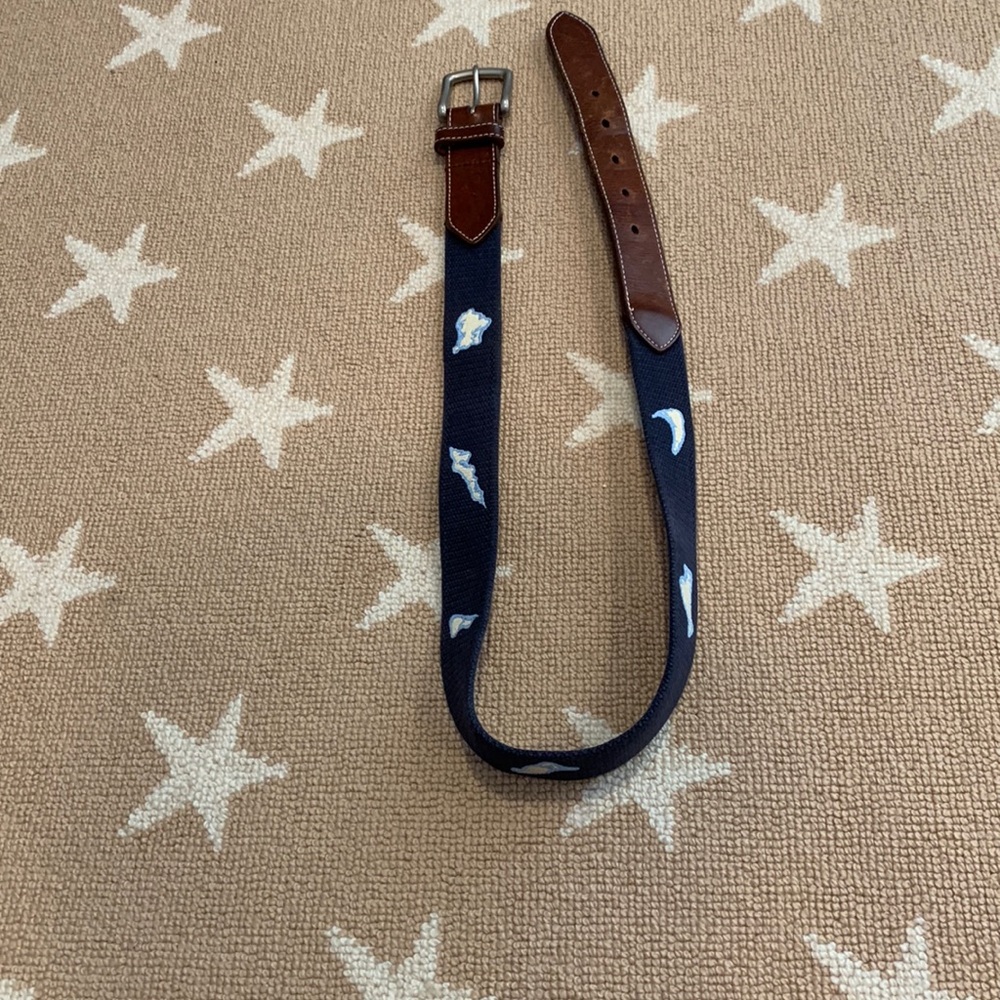 JT READ Nantucket and other NEW ENGLAND PREPPY ISLANDS BELT size 32